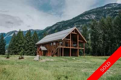 74 ACRE PEMBERTON MEADOWS ESTATE WITH BRAND NEW PASSIVE HOME ON RYAN RIVER Home on Acreage for sale:  4 bedroom 3,826 sq.ft. (Listed 2019-07-04)
